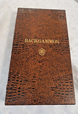 Vintage Rare HPG Backgammon Board Game Complete with Instructions