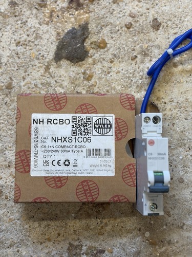 Wylex amp miniature rcbo - wylex, c6