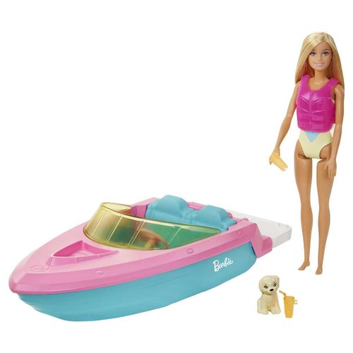 Barbie dreamland doll boat - dreamland, doll,