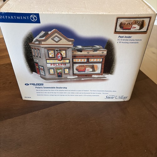 Department snow village - department,