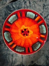 Poole Pottery 24cm Volcano Charger. Excellent condition.