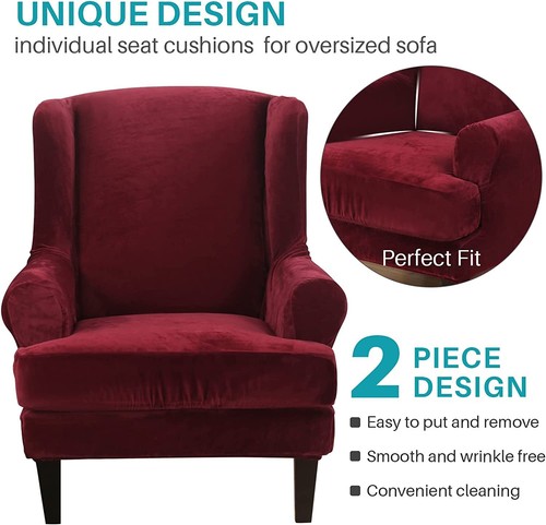 Pieces wingback chair cover - wingback,