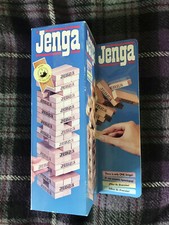 Vintage Original JENGA Classic Game Complete in Box MB Milton Bradley (1996)