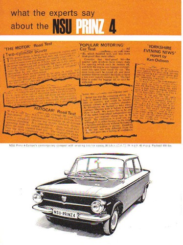 Nsu prinz press comments - prinz,