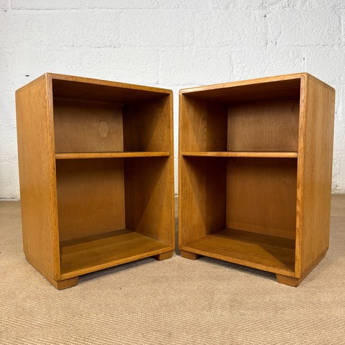 Vintage oak bedside - oak,