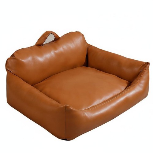 Faux leather dog - leather, sofa