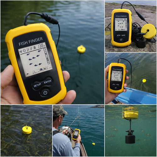 Portable sonar fish finder - portable,