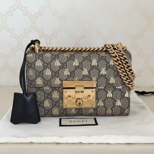 GUCCI GG Supreme 409487 Gold