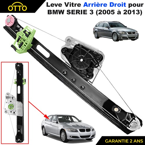 Right rear window - window, regulator