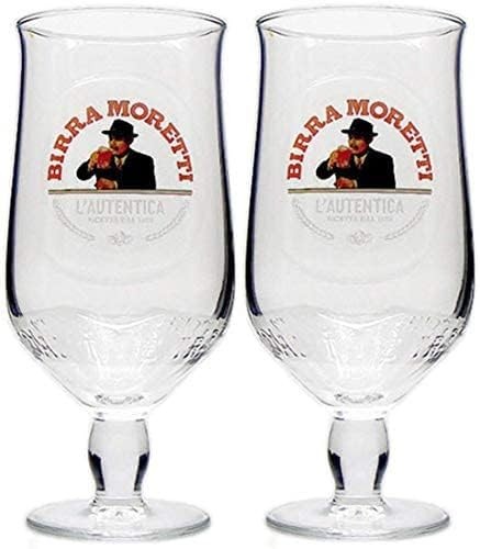 Birra moretti pint glass - moretti,