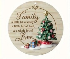 Wooden Christmas Tree Hanging