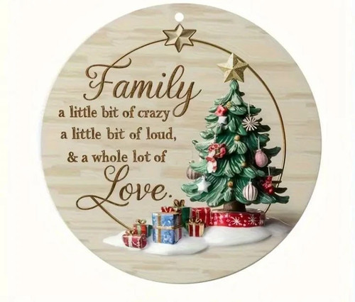 Wooden christmas tree hanging - wooden,