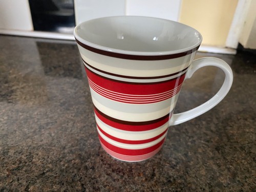 Striped porcelain mug - striped, mug.