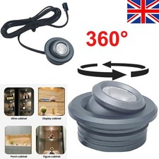 Magnetic LED Wall Light Rechargeable Lights 360° Rotation Spotlight Caravan lamp