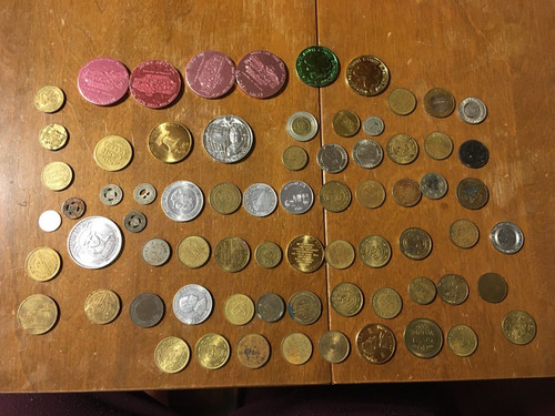 Vintage tokens slot - vintage, tokens: