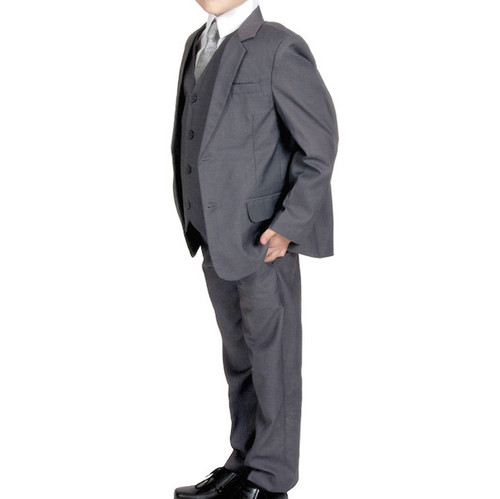 Boys elegant grey suit size - boys, 4