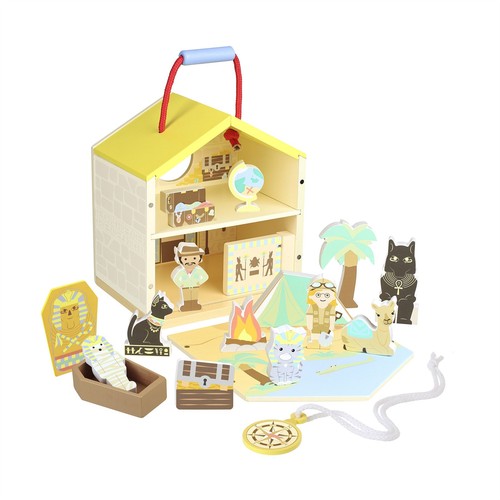 Wooden play set orange tree - orange,