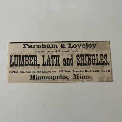 Farnham lovejoy lumber - lovejoy,
