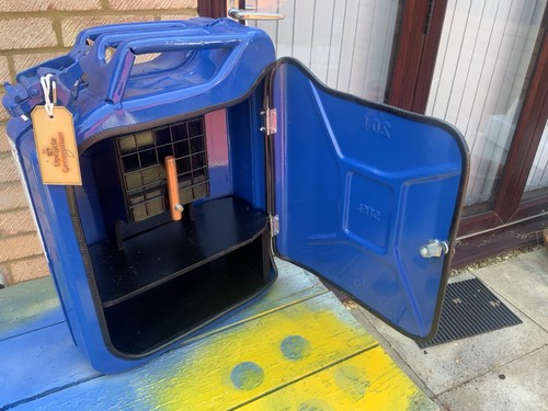 Blue cycled jerry can - cycled,