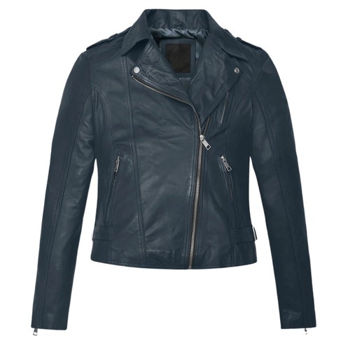 Women black genuine leather - black,