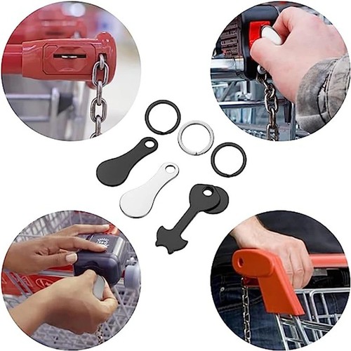 Shopping trolley tokens - shopping,