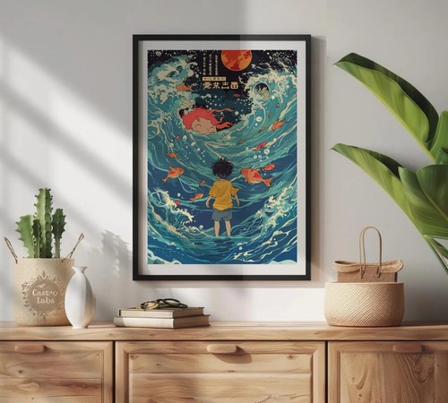 Ponyo studio ghibli inspired - ponyo:,