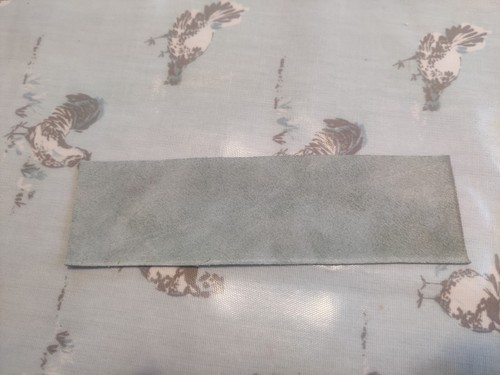 Leather for stropping - stropping, (wood