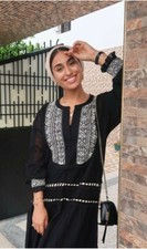 ZARA Contrasting Embroidered