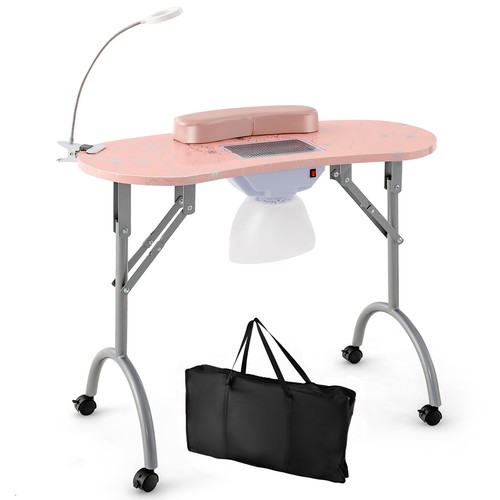 Portable nail table with - table,