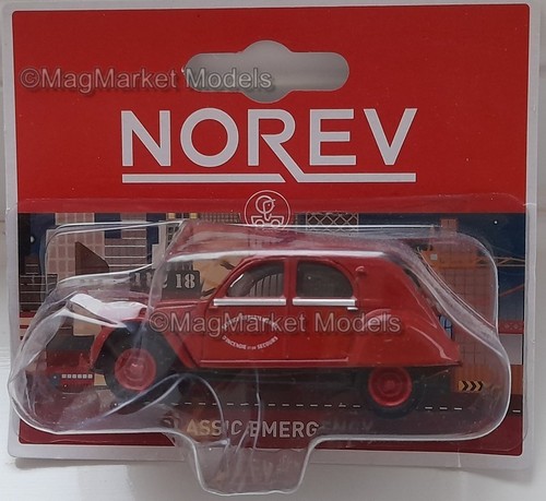 Norev citroën 2cv fire - norev,