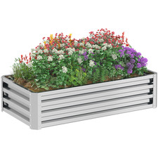 Galvanised Raised Garden Bed