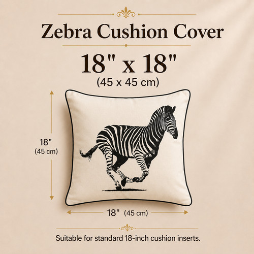 Printed cushion cover - printed,