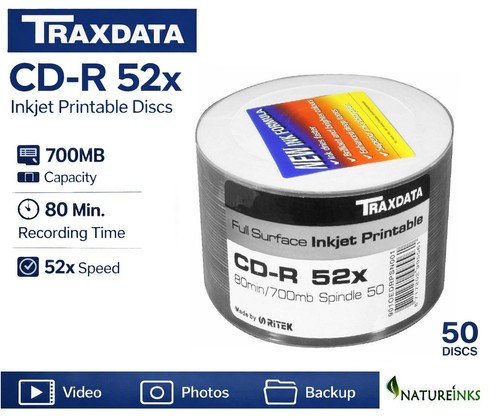 Traxdata printable white - 50,
