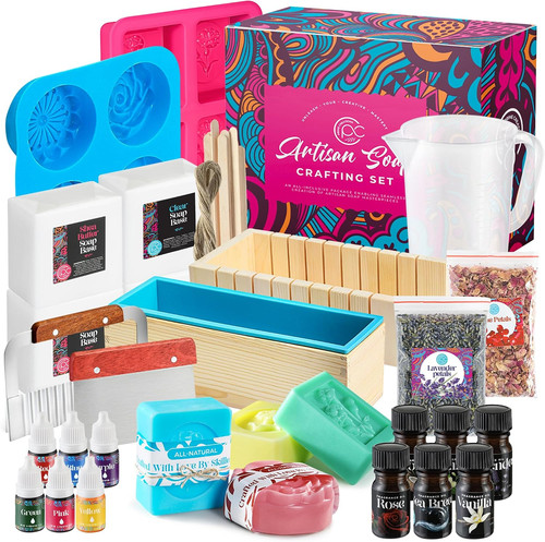Soap making kit with - soap,