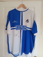 Bristol Rovers Men's Shirt 2001-2003. Signed By Wayne Carlisle XXL
