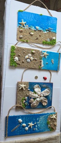 Handmade nautical seashell - nautical,