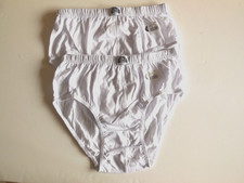 TURKISH WHITE CLASSIC BRIEFS 2 PACK     LARGE  £9.99