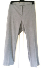 Ladies Black/White dogtooth Check Trousers F&F 20 NEW
