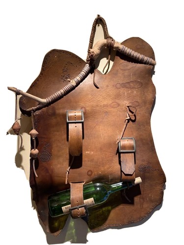 Western saddle leather wine - saddle, 3