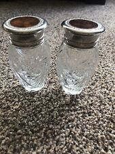 Vintage Pair Safari Ralph Lauren Glass body Lotion Bottles 3.75” Tall Empty