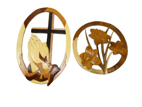 Decorative wooden wall - decorative,