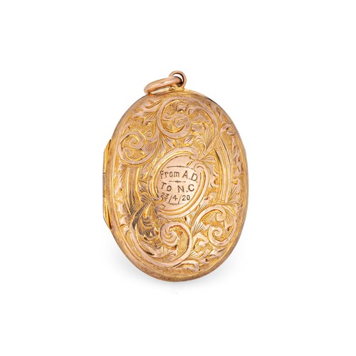 Vintage art deco - art, locket
