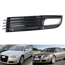 For Audi A8 D3 Quattro 08-10 Front Lower Bumper Grille Fog Light Surround Cover