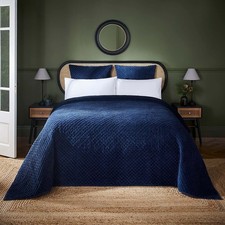 Dorma genevieve navy bedspread - dorma,