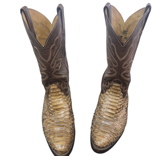 Tony lama vintage python - tony,