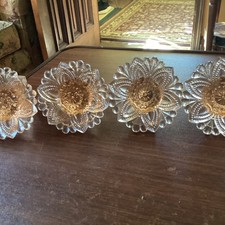 4 Antique Victorian Pink Glass