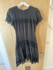 Reiss Silk & Lace Dress