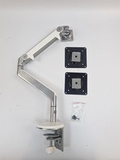 Humanscale Monitor Arm Single Screen Lightweight Ergonomic Desk Mount White