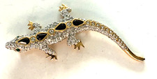 SWAROVSKI  LIZARD REPTILE  Brooch Pin