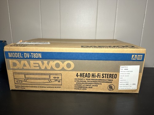 New daewoo t8dn - vhs, vcr